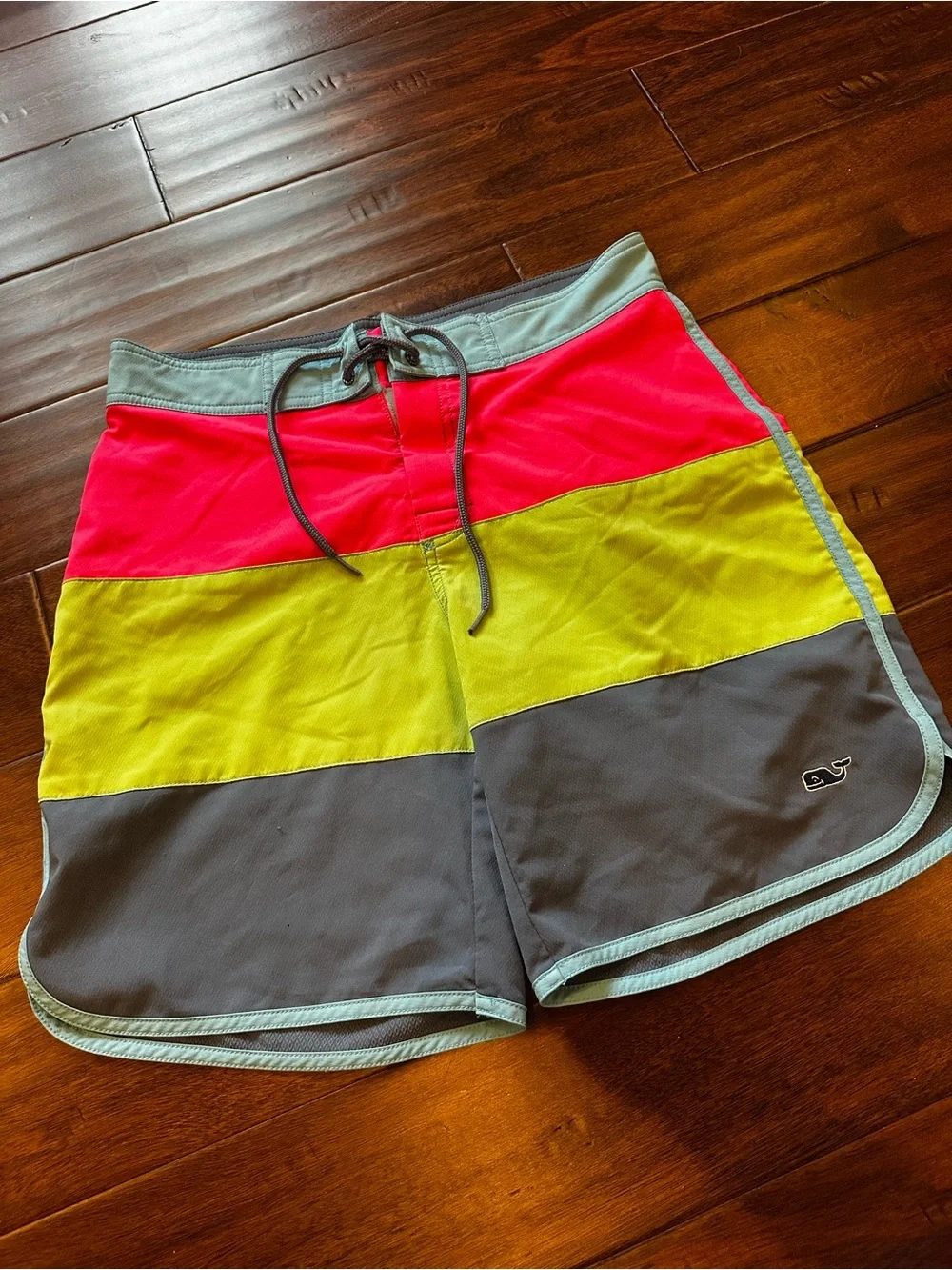 Vineyard Vines Men’s Colorblock Board Shorts in Neon Colors